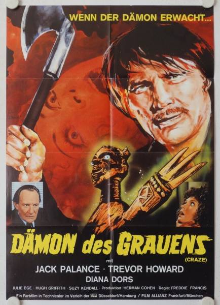 Craze original release german movie poster